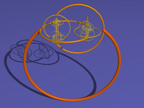 alexander horned sphere: a pathological object, a certain embedding of a sphere in three-dimensional Euclidean space,...