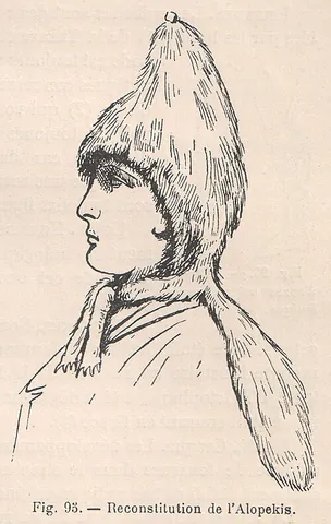 alopekis: a Thracian cap made from a fox scalp