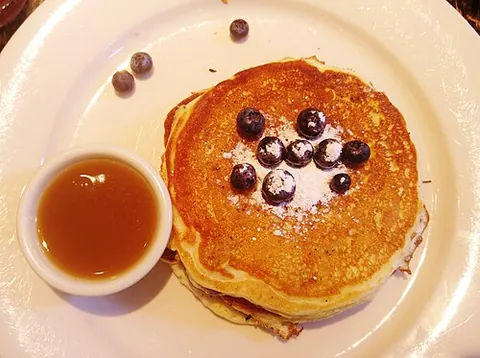 american pancake: small, thick pancake