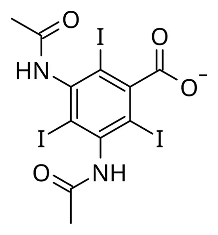 amidotrizoate: synonym of sodium amidotrizoate