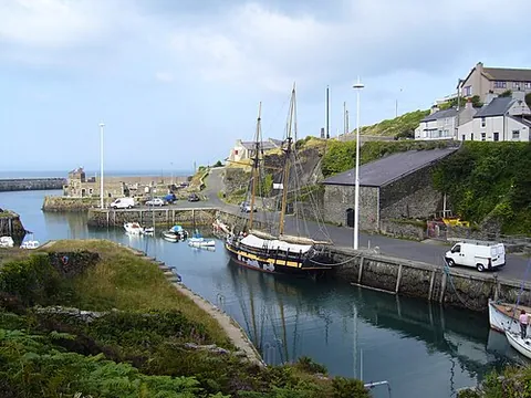 amlwch port: a village and port in Amlwch community, Anglesey, Wales (OS grid ref SH4593)
