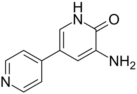 amrinone: a type 3 pyridine phosphodiesterase inhibitor used to treat congestive heart failure