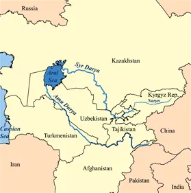 amu darya: a major river in Central Asia, flowing along the borders of Afghanistan, Tajikistan, Turkmenistan...