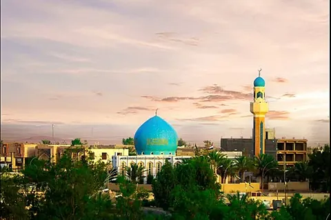 anah: a town in Anbar, Iraq, originally on an island in the middle Euphrates River
