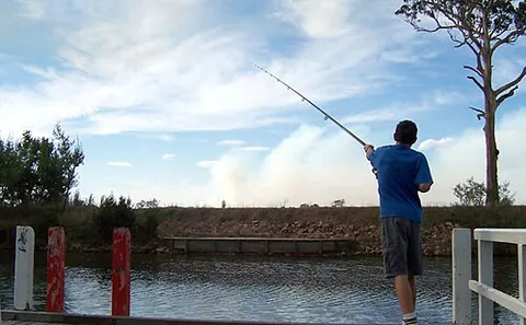 angler: a person who fishes with a hook and line
