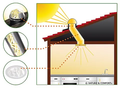 anidolic: pertaining to nonimaging transfer of light, particularly in the domain of indoor natural lighting