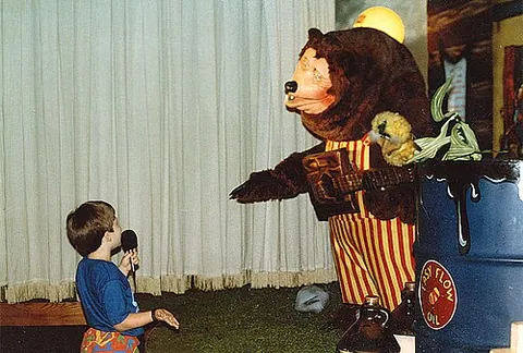 animatronics: a form of robotics used to create robots that produce preset moves and prerecorded sounds