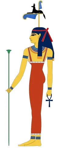 anput: an ancient Egyptian goddess, the wife of Anubis