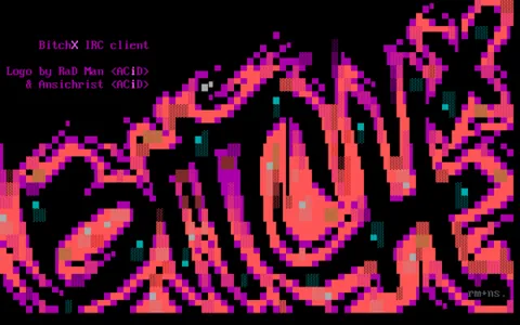 ansi art: a form of letter art that used the extended ASCII character set from the IBM Model 5150 Personal...