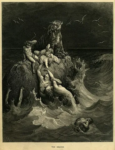 antediluvian: belonging or pertaining to, or existing in, the time prior to the great flood described in Genesis,...