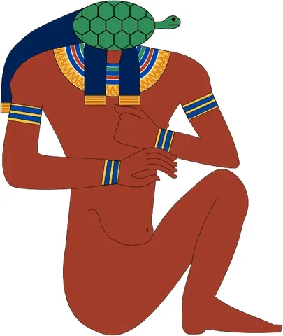 apesh: an evil Ancient Egyptian god of night who had the head of a turtle or tortoise