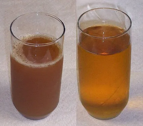 apple juice: the juice of apples. (This entry is a translation hub.)