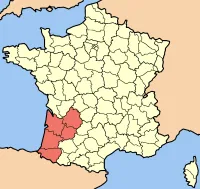 aquitaine: a former duchy in the kingdom of France, long held by the kings of England