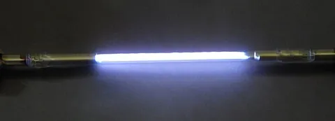 arc lamp: an electric arc arranged so as to produce useful light
