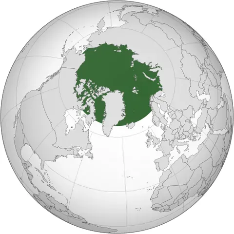 arctic ocean: the smallest of the five oceans of the Earth, on and around the North Pole, bordered by the three...