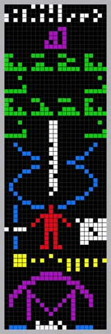 arecibo message: an interstellar radio message broadcast on November 16, 1974 into the globular cluster Messier 13,...