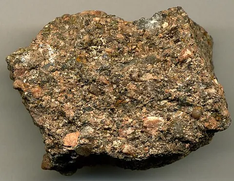 arkose: an arenite sandstone consisting of at least 25% feldspar grains