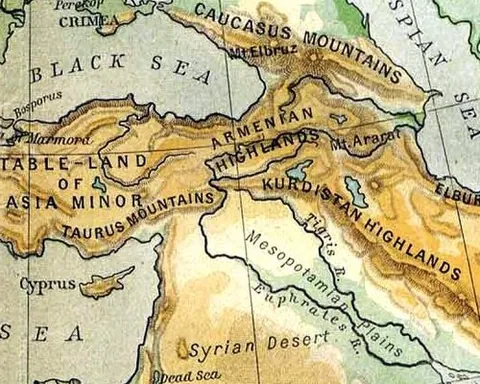 armenian highland: a plateau in the north of West Asia, connecting the Lesser Caucasus with the Taurus Mountains....