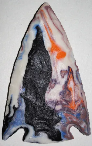 arrowhead: the pointed part of an arrow (the weapon)