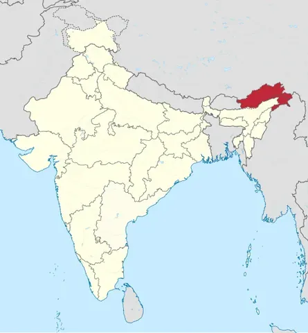 arunachal pradesh: a state in northeastern India. Capital: Itanagar