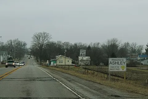 ashley: a village and civil parish in East Cambridgeshire district, Cambridgeshire (OS grid ref TL6961)