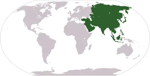 asia: the largest continent, located east of Europe (typically delimited by the Urals), west of the...