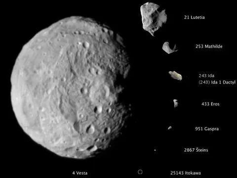 asteroid: a naturally occurring solid object, which is smaller than a planet and a dwarf planet, larger than...