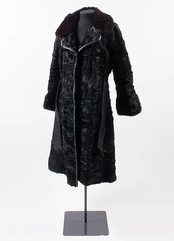 astrakhan: closely-curled black or grey fleece of very young karakul lambs from Astrakhan