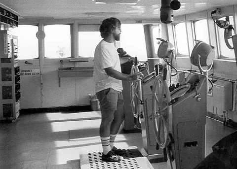 at the helm: steering a vessel