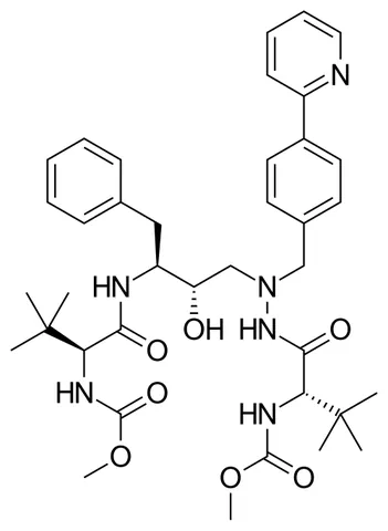 atazanavir: an antiretroviral drug of the protease inhibitor class that is administered orally in the form of...