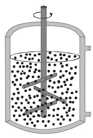 attritor: a type of grinder in which particles suspended in a liquid are moved by paddles and are ground as...