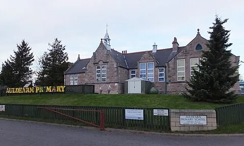auldearn: a village east of Nairn, Highland council area, Scotland, historically in Nairnshire (OS grid ref...