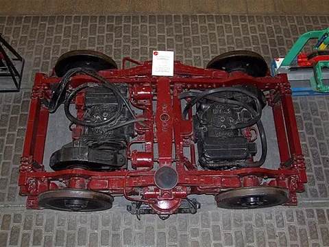 axle-hung: of a traction motor, mounted on the axle it drives