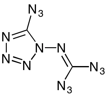 azidoazide azide: a very hazardous explosive inorganic heterocyclic molecule, namely...