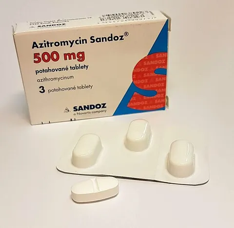 azithromycin: a semisynthetic macrolide antibiotic C₃₈H₇₂N₂O₁₂ (trademarks Zithromax, Z-PAK) that is derived from...