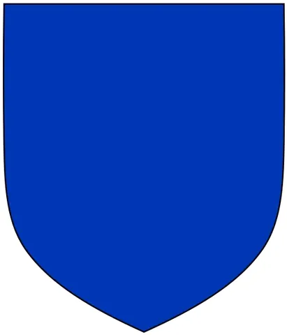 azure: the clear blue colour of the sky; also, a pigment or dye of this colour