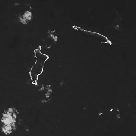 hunga tonga-hunga ha'apai: a seamount and volcano in Tonga, Oceania in the Tonga archipelago, Polynesia, Pacific ocean, that...