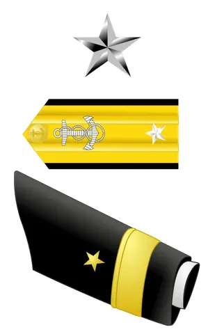 rear admiral (lower half): a commissioned officer in the United States Navy, Coast Guard, NOAA Corps, or PHS Corps of a grade...