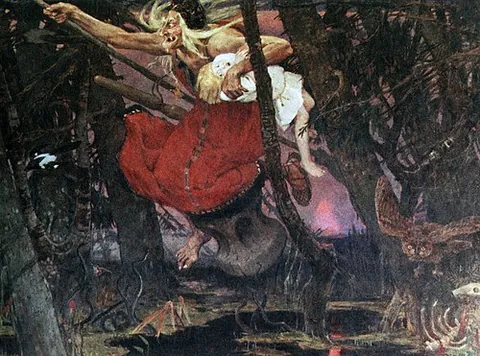 baba yaga: in Russian, Finno-Ugric, Polish and Bulgarian tales, a character who lives in a hut standing on...