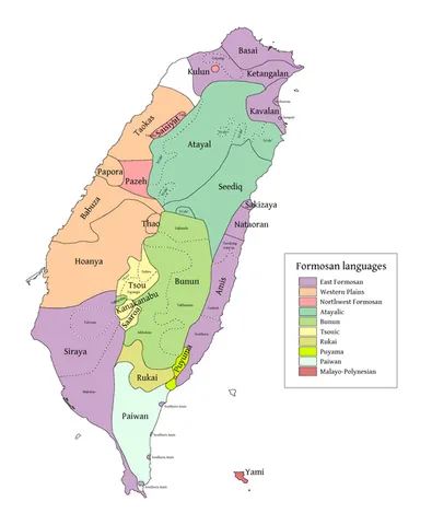 babuza: a Formosan language of the Babuza and Taokas indigenous peoples of Taiwan, related to or perhaps...