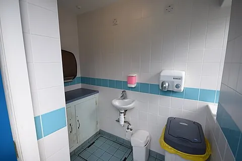 baby change: a room or enclosure (such as a private cubicle) that contains a baby's changing table; (loosely)...