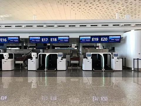 baggage drop: an airport or transit area where passengers leave their pre-checked luggage to be loaded onto a...