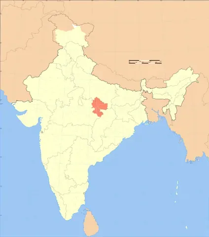 baghelkhand: a historical region of Uttar Pradesh and Madhya Pradesh, India