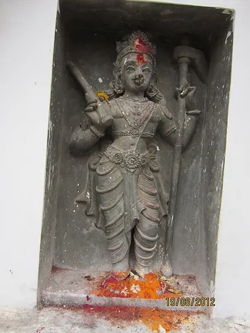 balarama: balarama, son of Vasudeva, and Rohini, brother of Subhadra, and Krishna, who uses a plough as his...