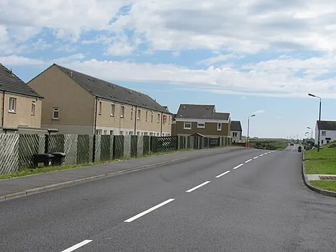 balivanich: a village on the west coast of Benbecula, Western Isles council area, Scotland (OS grid ref NF7755)