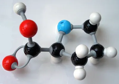 ball-and-stick model: a molecular model of a chemical substance, displaying the three-dimensional position of the atoms...