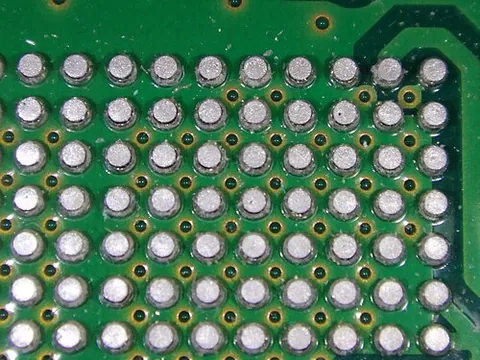 ball grid array: a type of surface mount used to connect integrated circuits to printed circuit boards