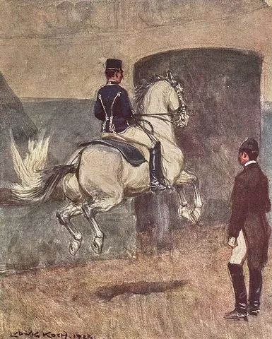 ballotade: a leap of a horse so that when its four feet are in the air simultaneously and aligned