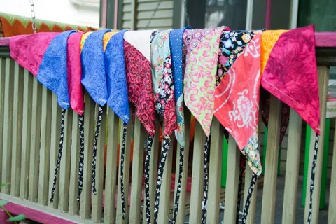 bandana: a large kerchief, usually colourful and used either as headgear or as a handkerchief, neckerchief,...