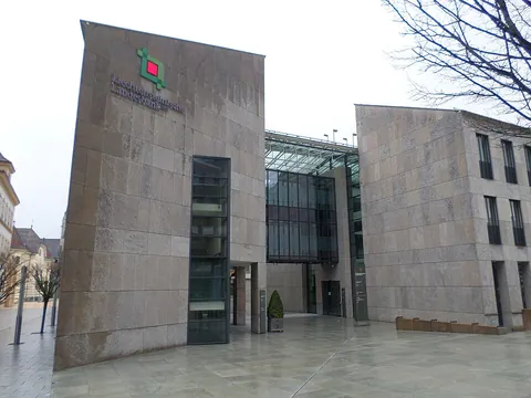 bank: an institution where one can place and borrow money and take care of financial affairs